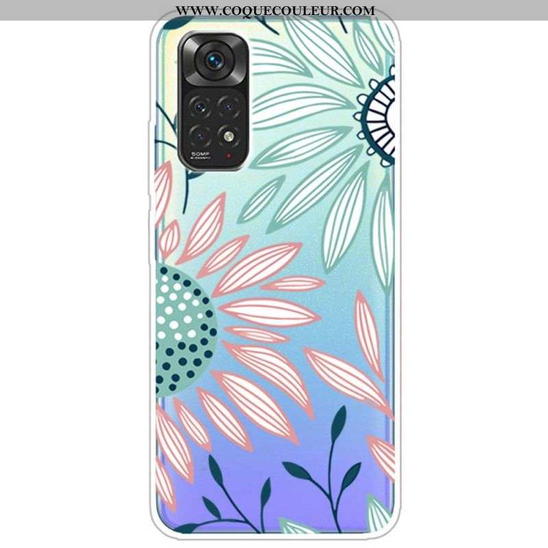 Coque Xiaomi Redmi Note 11 Pro /  Note 11 Pro 5G Transparente Fleur