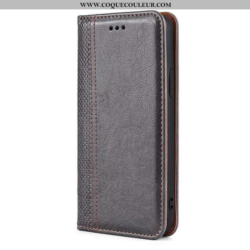 Flip Cover Xiaomi Redmi Note 11 Pro / Note 11 Pro 5G Effet Cuir Texturé