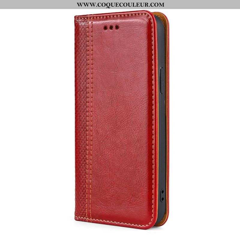 Flip Cover Xiaomi Redmi Note 11 Pro / Note 11 Pro 5G Effet Cuir Texturé