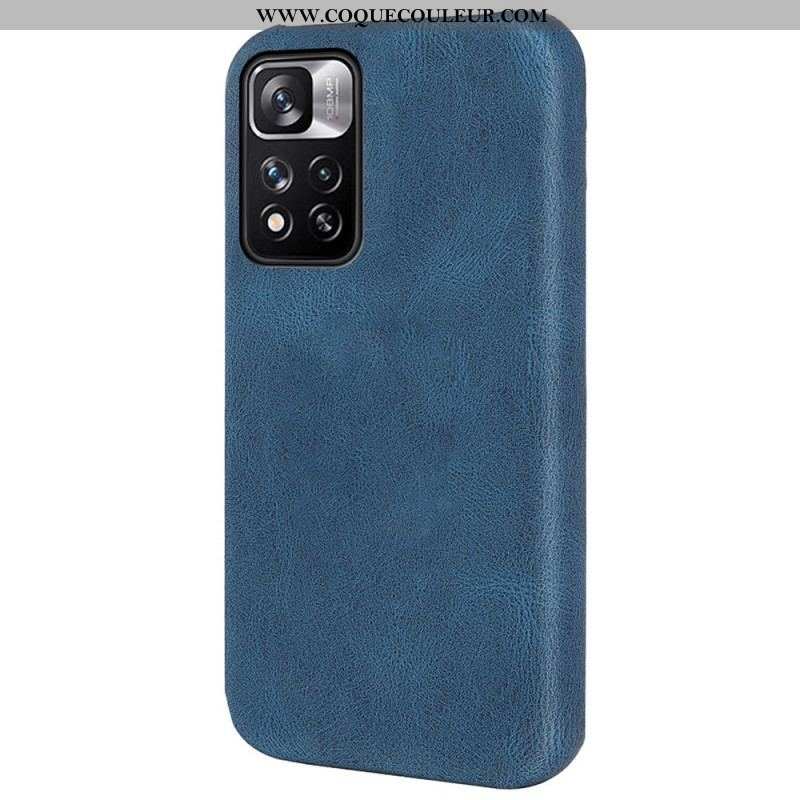 Coque Xiaomi Redmi Note 11 Pro Plus 5G Effet Cuir Design