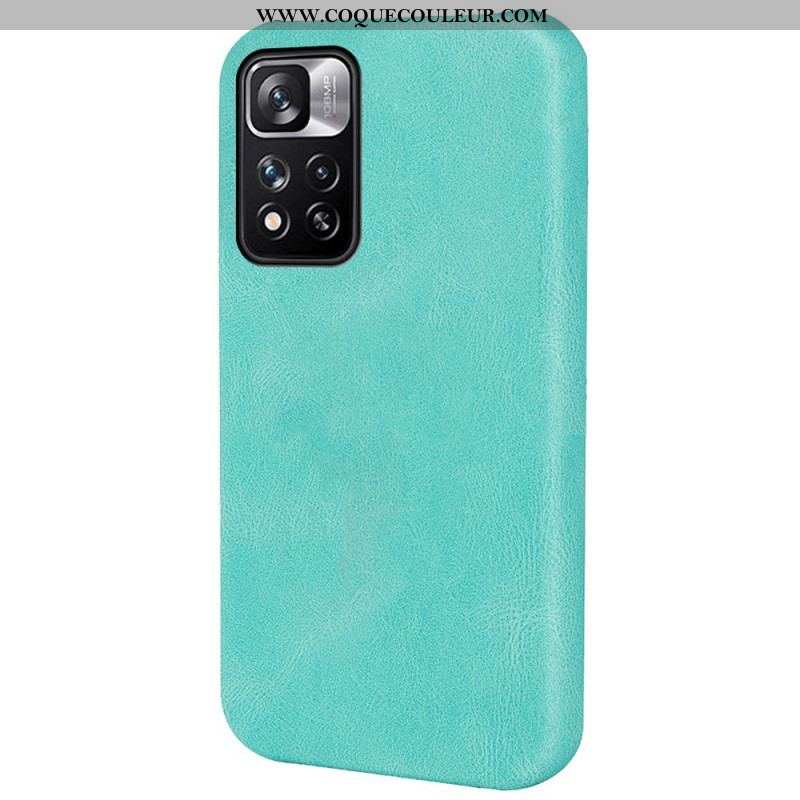 Coque Xiaomi Redmi Note 11 Pro Plus 5G Effet Cuir Design