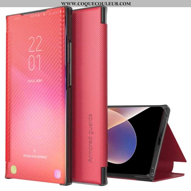 View Cover Xiaomi Redmi Note 11 Pro Plus 5G Fibre Carbone