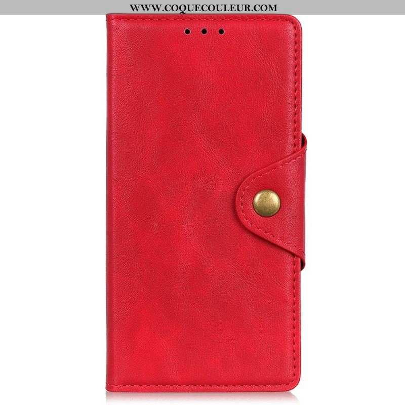 Housse Xiaomi Redmi Note 11 Pro Plus 5G Simili Cuir Bouton