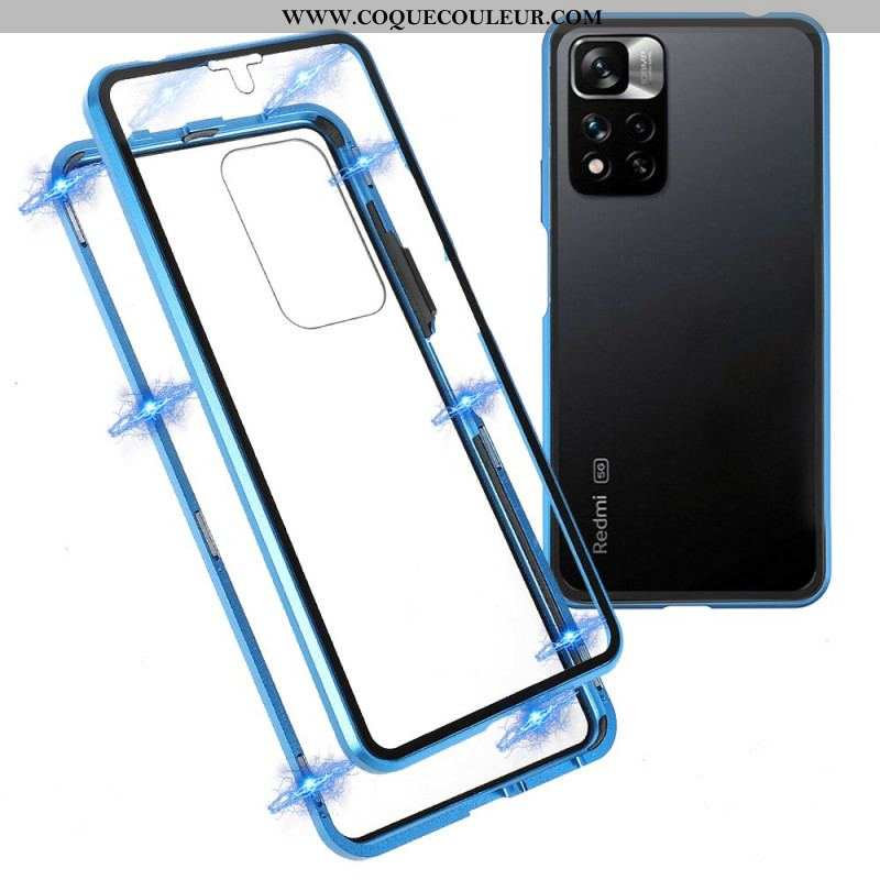 Coque Xiaomi Redmi Note 11 Pro Plus 5G Cadre Avant et Dos en Verre Trempé