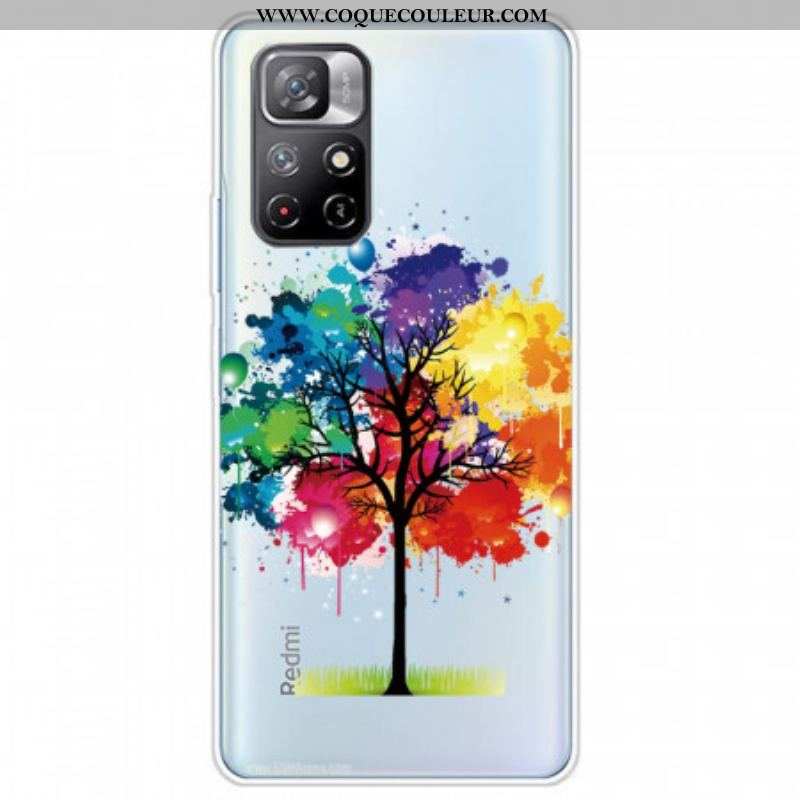 Coque Xiaomi Redmi Note 11 Pro Plus 5G Transparente Arbre Aquarelle