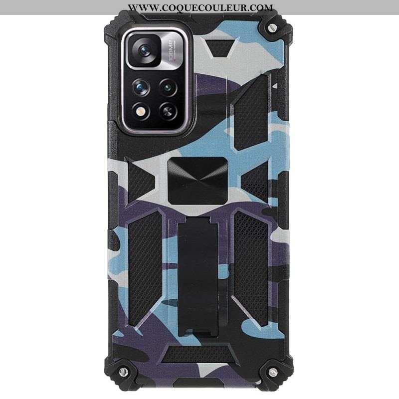 Coque Xioami Redmi Note 11 Pro Plus 5G Camouflage Support Amovible