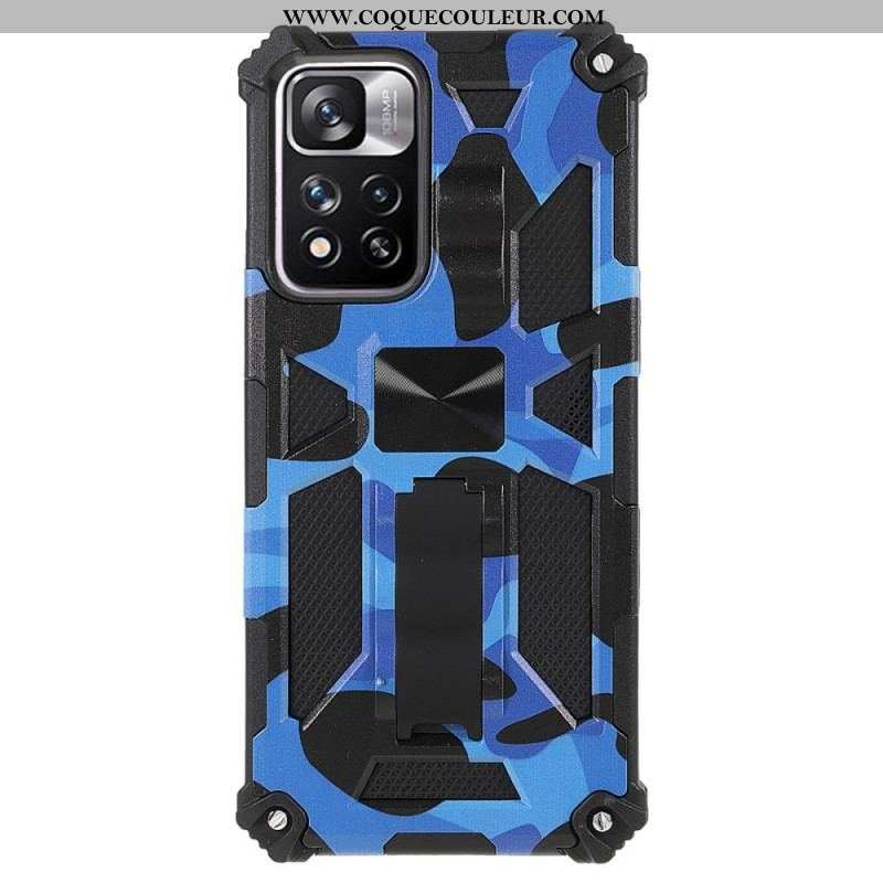 Coque Xioami Redmi Note 11 Pro Plus 5G Camouflage Support Amovible