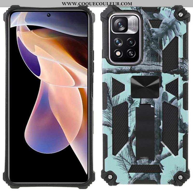 Coque Xioami Redmi Note 11 Pro Plus 5G Camouflage Support Amovible