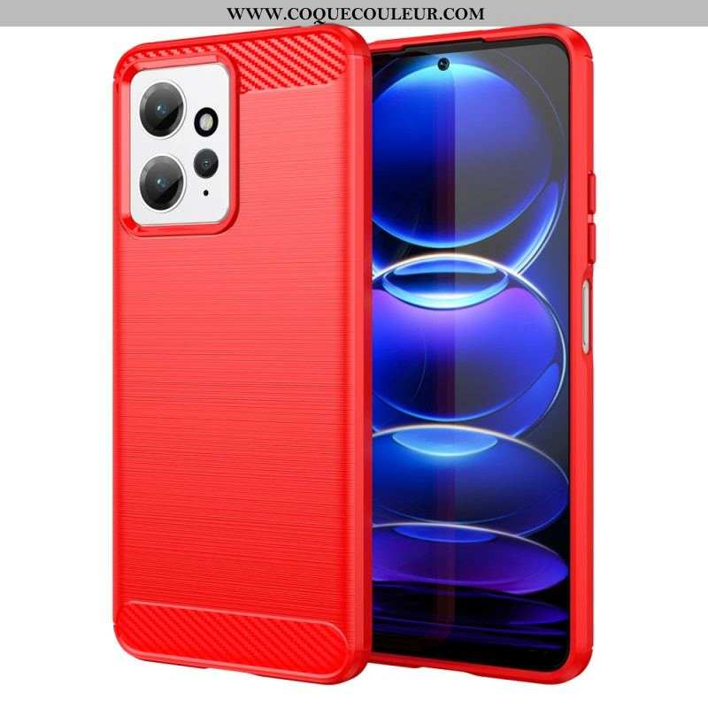 Coque Xiaomi Redmi Note 12 4G Fibre Carbone Brossée