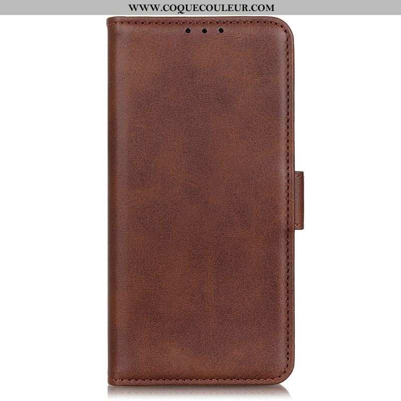 Flip Cover Xiaomi Redmi Note 12 4G Cuir Fendu Élégance