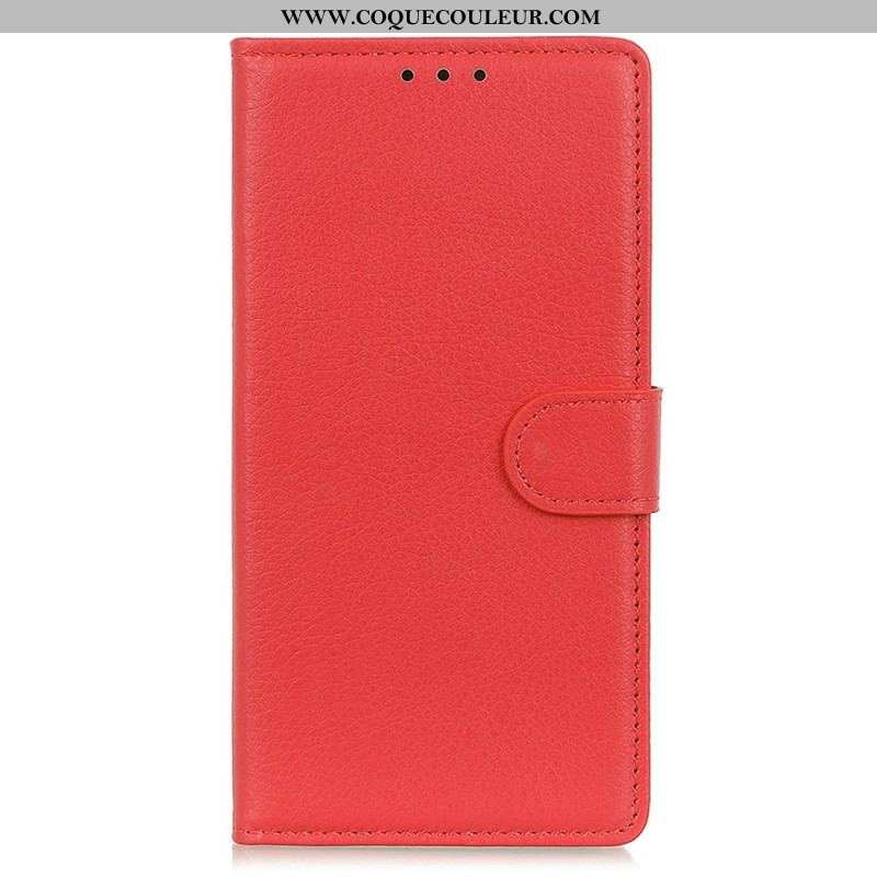 Housse Xiaomi Redmi Note 12 4G Simili Cuir Traditionnel