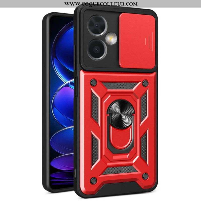 Coque Xiaomi Redmi Note 12/Poco X5 5G Protège Appareil Photo et Support