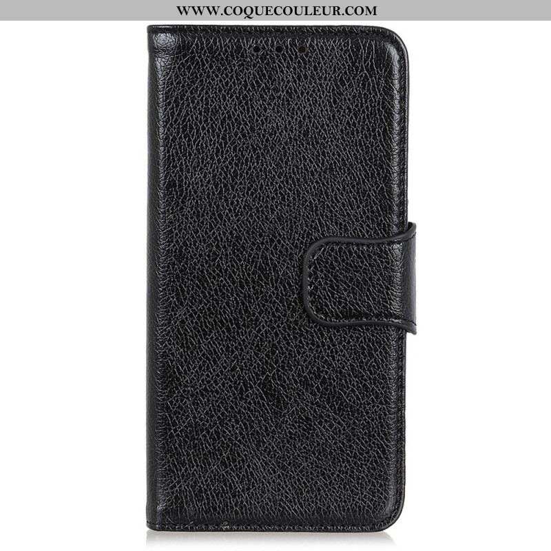 Housse Xiaomi Redmi Note 12/Poco X5 5G Cuir Nappa Fendu