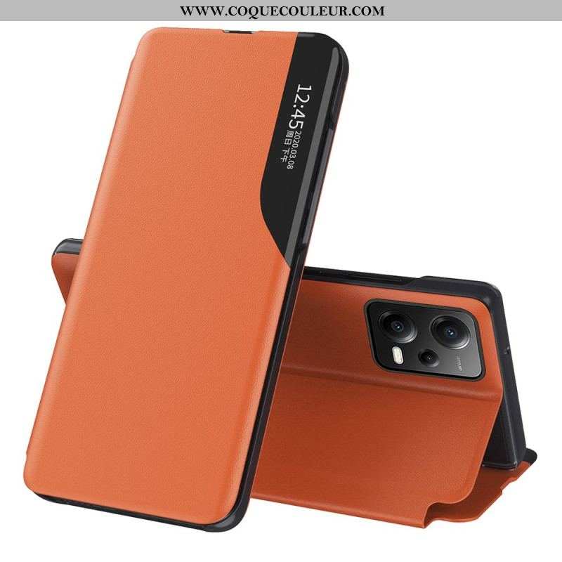 View Cover Xiaomi Redmi Note 12/Poco X5 5G Simili Cuir