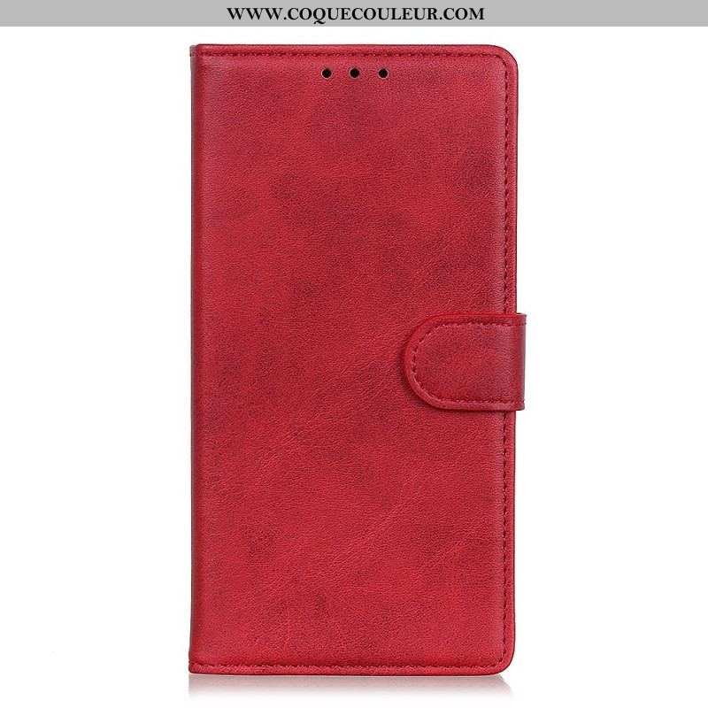 Housse Xiaomi Redmi Note 12 Pro Plus Simili Cuir Mat