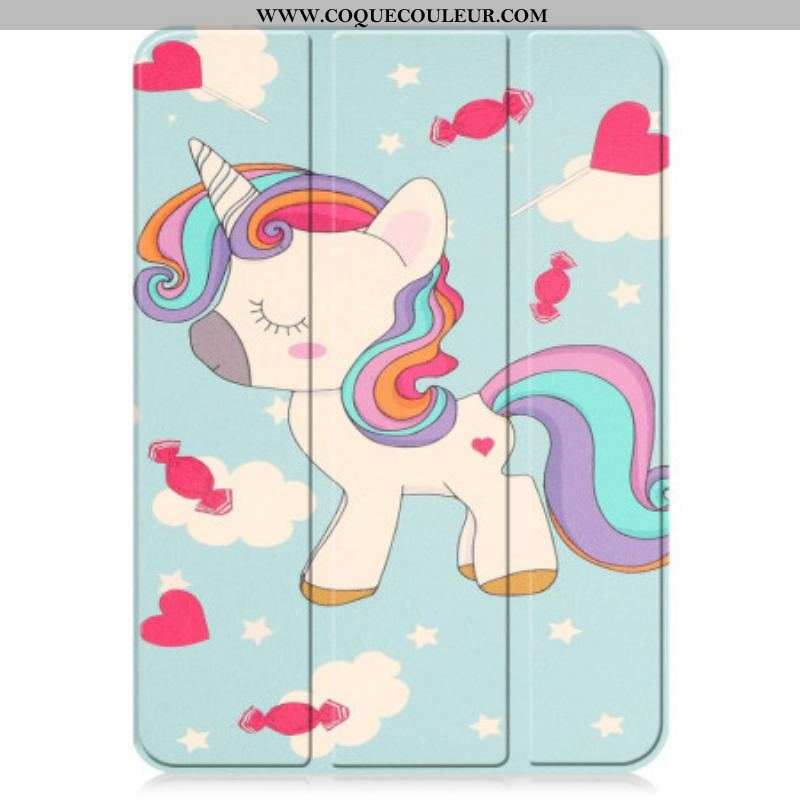 Smart Case iPad 10.9'' (2022) Renforcée Licorne