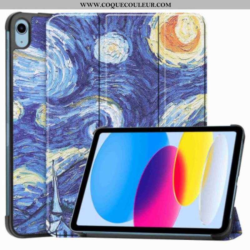 Smart Case iPad 10.9'' (2022) Renforcée Van Gogh