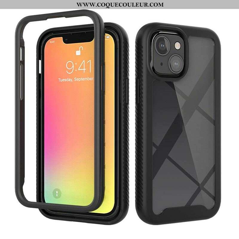 Coque iPhone 13 Mini Conception Hybride Rebords Silicone