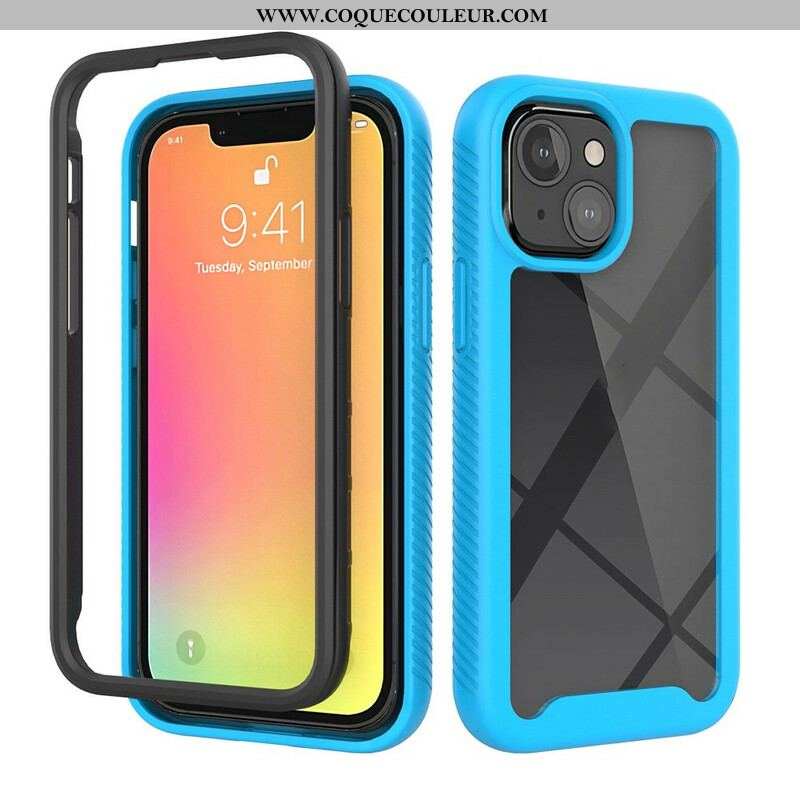 Coque iPhone 13 Mini Conception Hybride Rebords Silicone