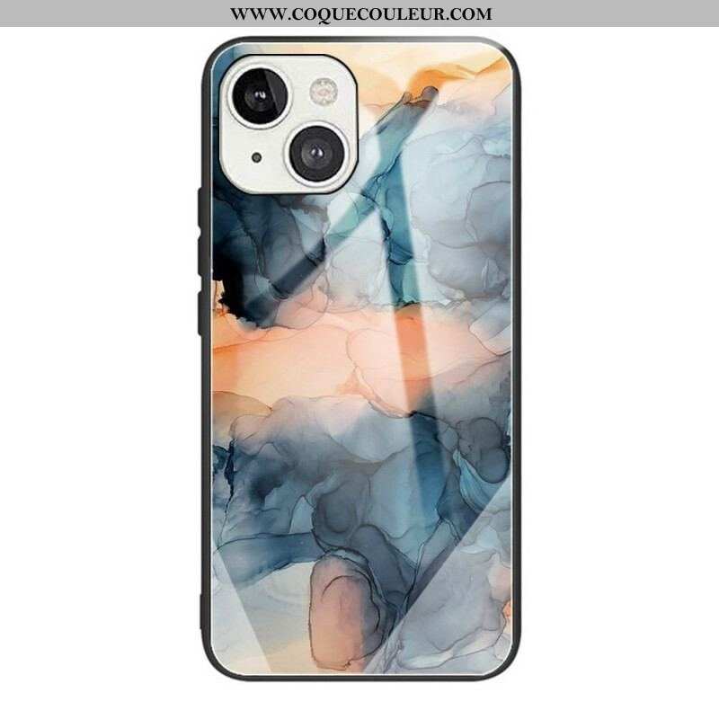 Coque iPhone 13 Mini Verre Trempé Marble