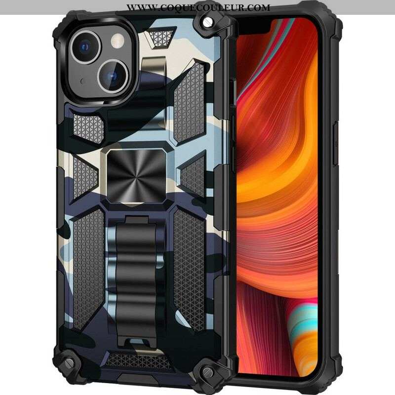 Coque iPhone 13 Mini Camouflage Support Amovible