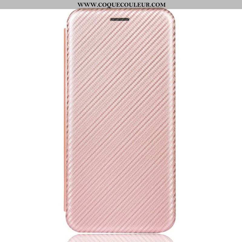 Flip Cover iPhone 13 Mini Fibre Carbone