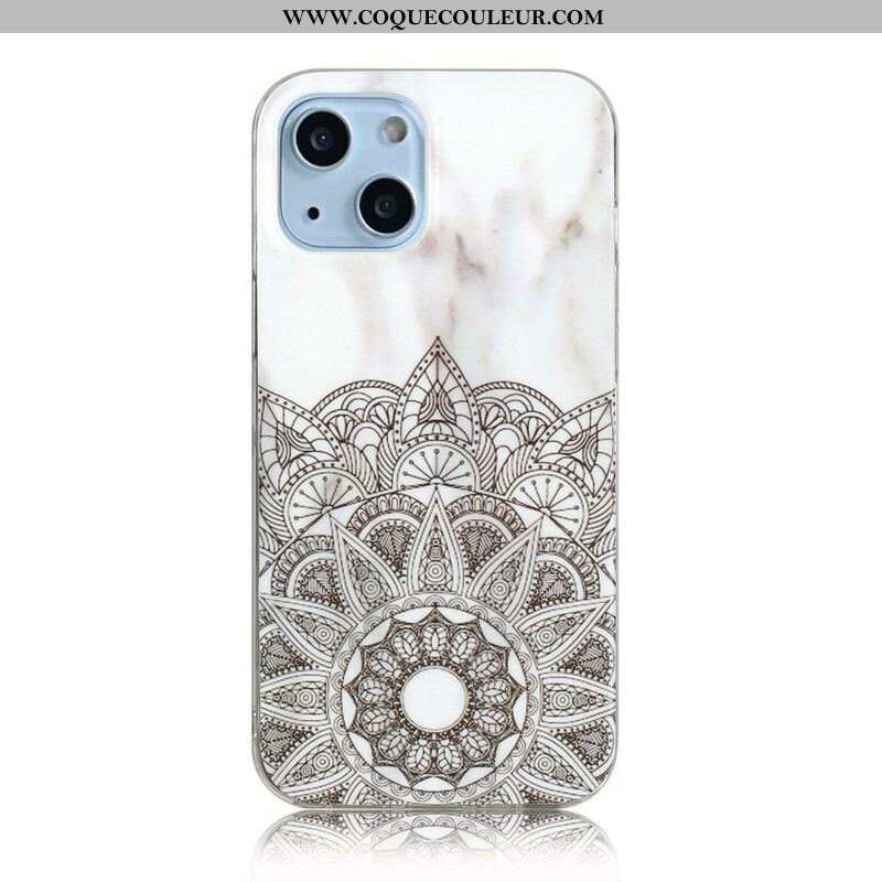 Coque iPhone 13 Mini Marbre Géométries