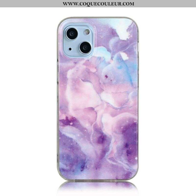 Coque iPhone 13 Mini Déclinaison Marbre