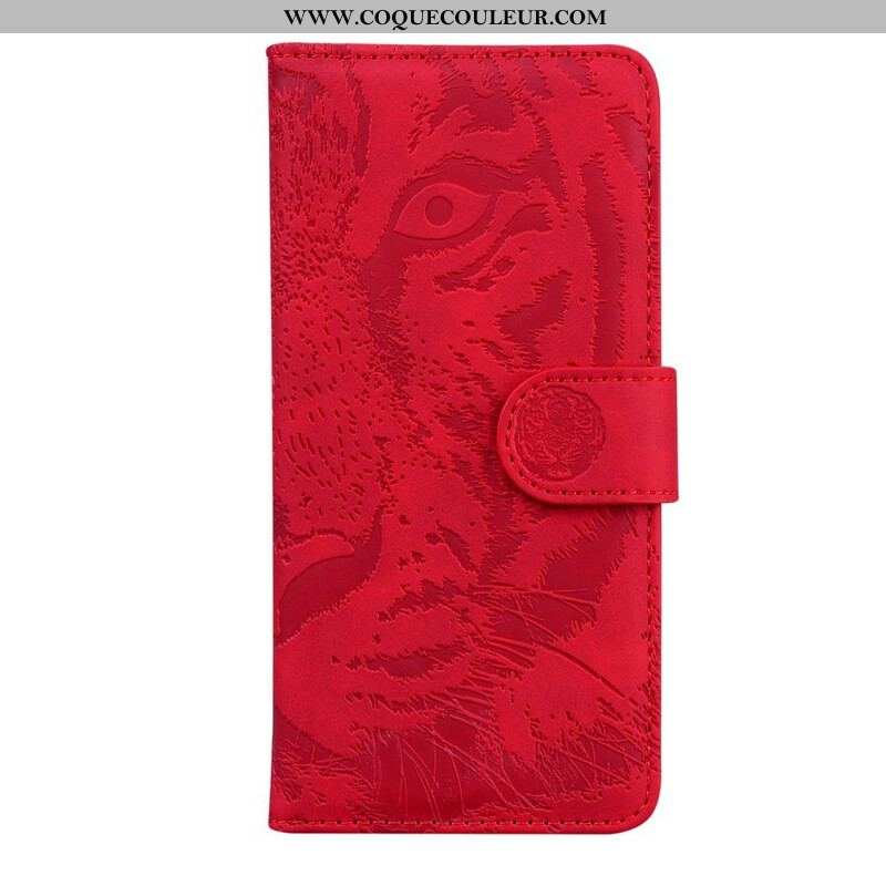 Housse iPhone 13 Mini Empreinte Face de Tigre