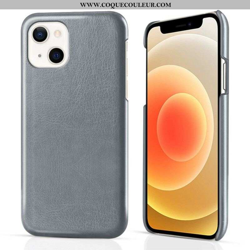 Coque iPhone 13 Mini Effet Cuir KSQ