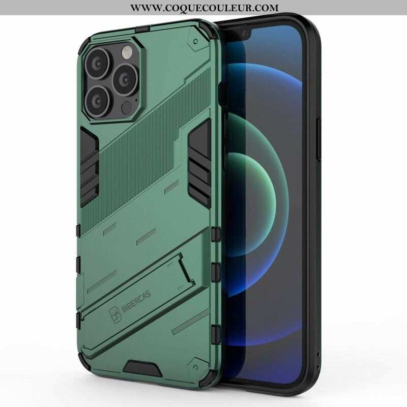 Coque iPhone 13 Pro Max Support Amovible Deux Positions Mains Libres