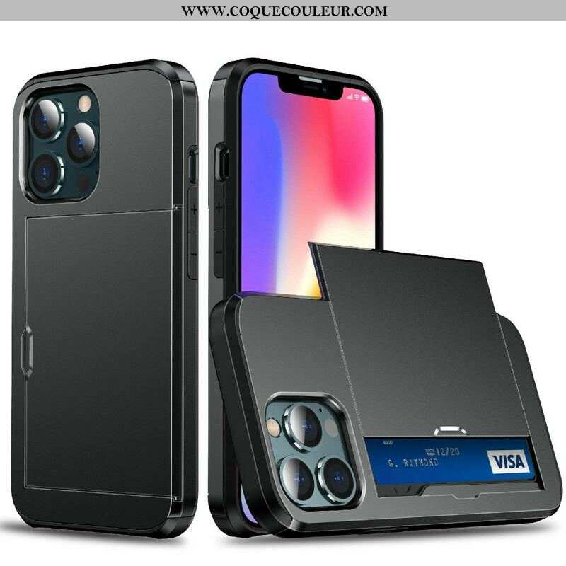 Coque iPhone 13 Pro Max Porte-Carte à Glissière