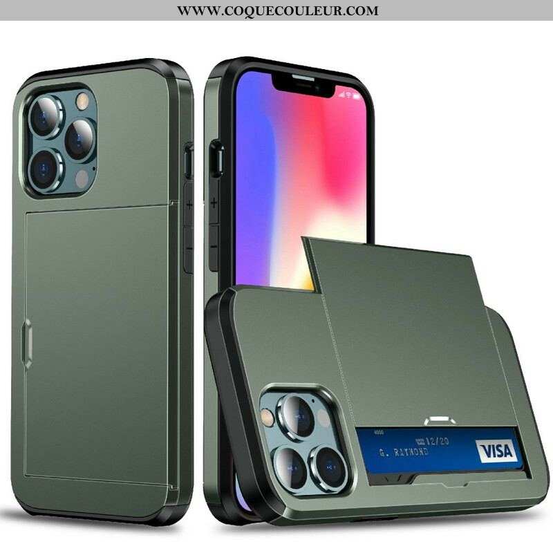 Coque iPhone 13 Pro Max Porte-Carte à Glissière