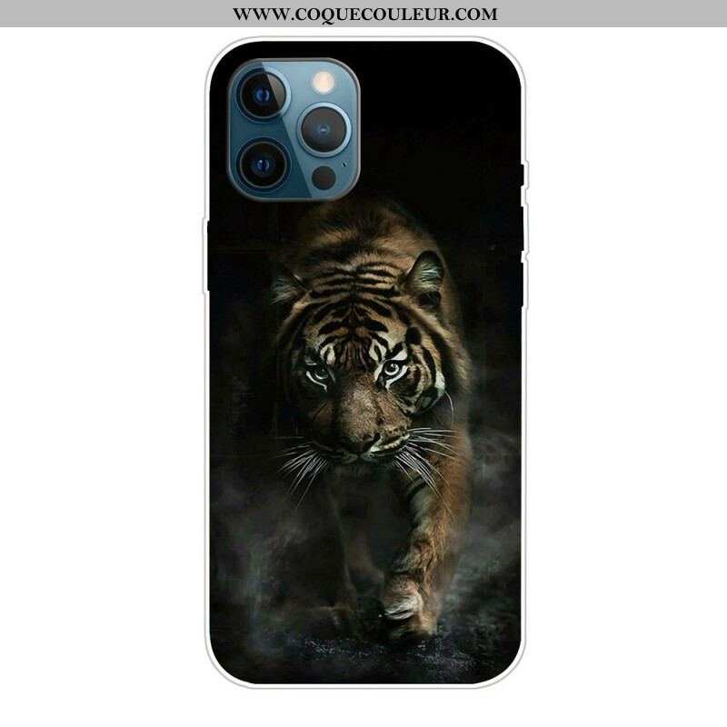 Coque iPhone 13 Pro Max Flexible Tigre