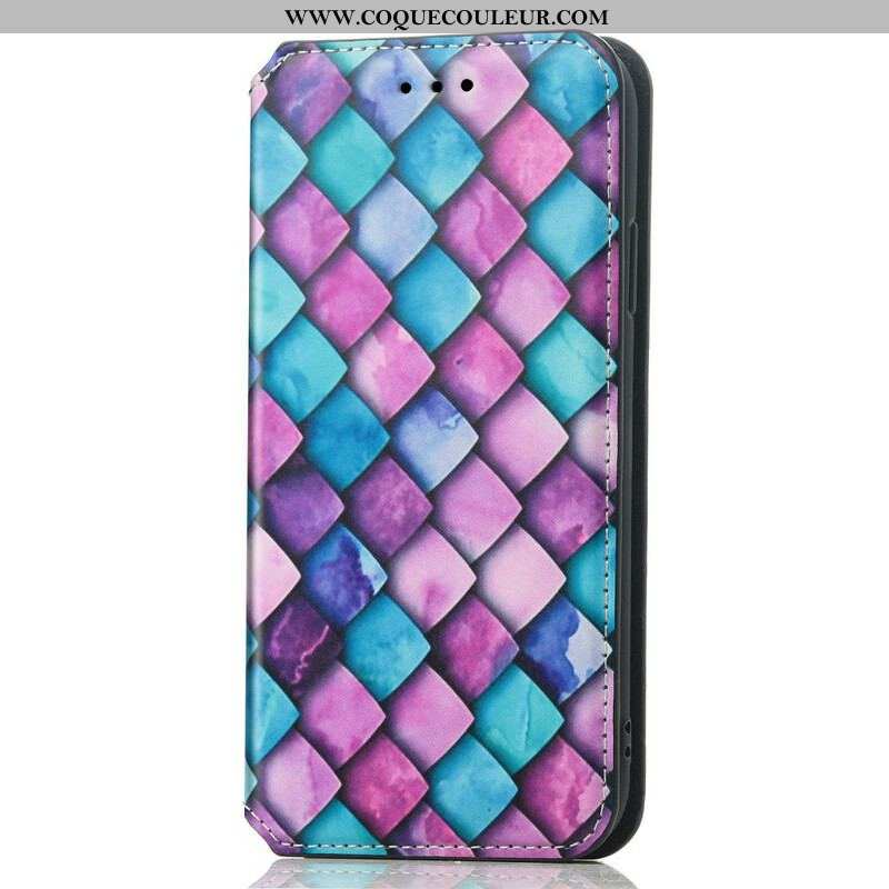 Flip Cover iPhone 13 Pro Max Motif Coloré Surprenant