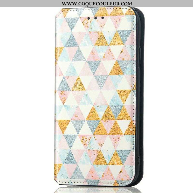 Flip Cover iPhone 13 Pro Max Motif Coloré Surprenant