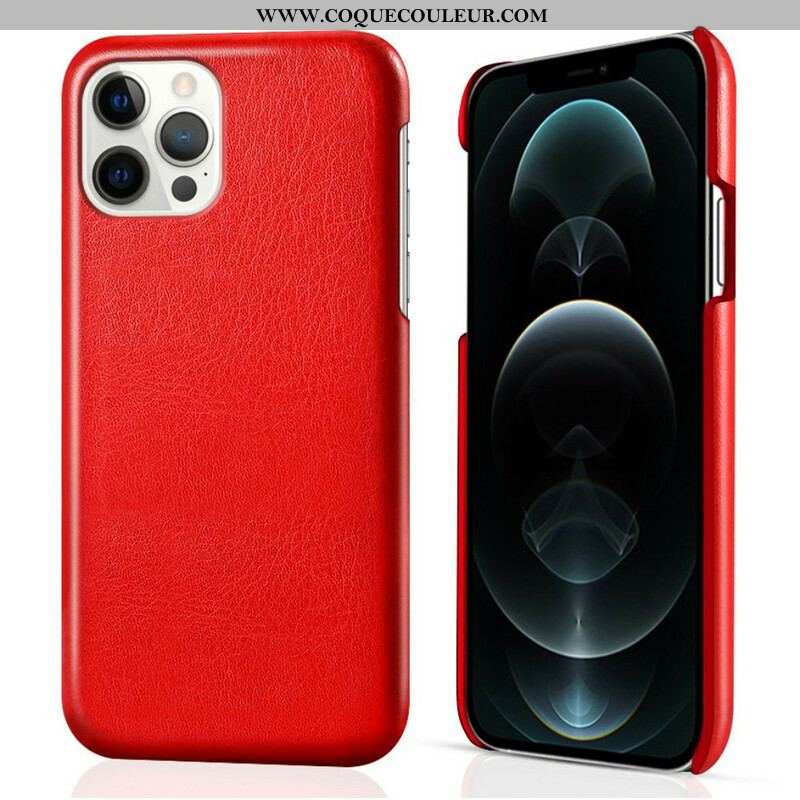 Coque iPhone 13 Pro Max Effet Cuir KSQ