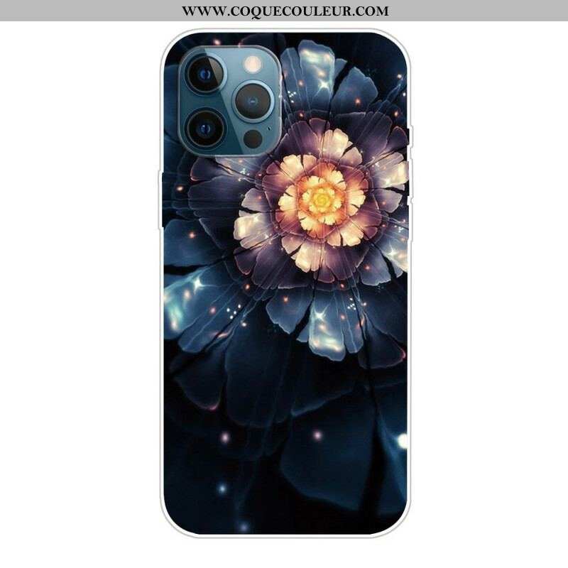 Coque iPhone 13 Pro Max Flexible Fleurs