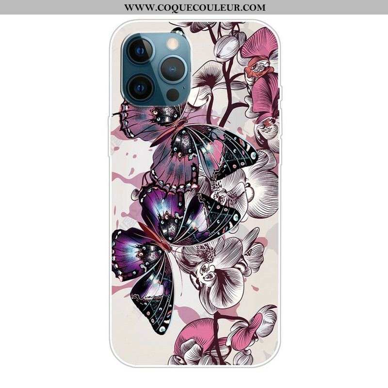 Coque iPhone 13 Pro Variation Papillons