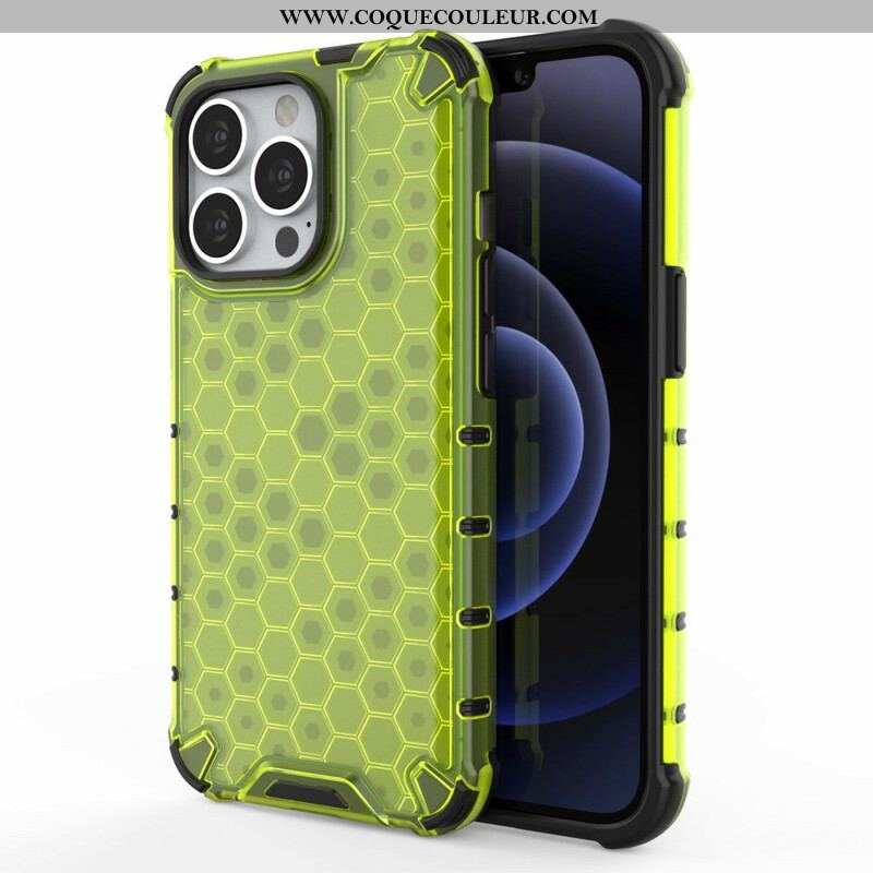 Coque iPhone 13 Pro Style Nid d'Abeille