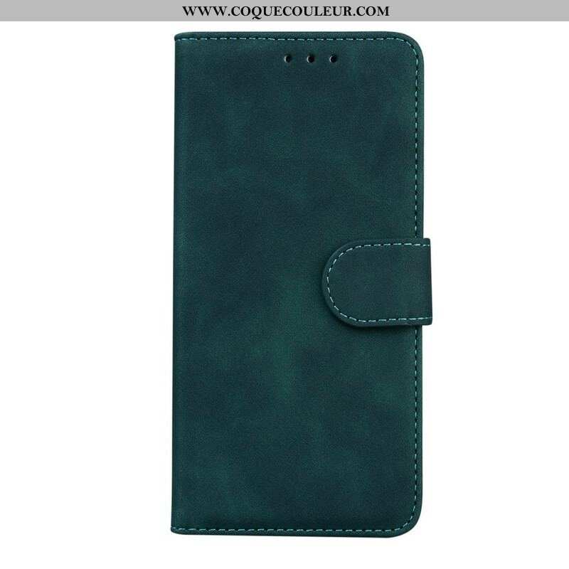 Housse iPhone 13 Pro Style Cuir Couture