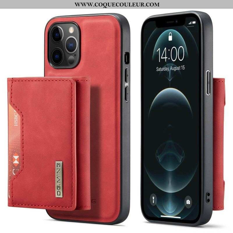 Coque iPhone 13 Pro Porte-Cartes Détachable DG.MING