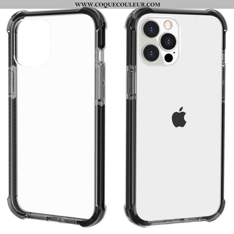 Coque iPhone 13 Pro Transparente Rebords Silicone