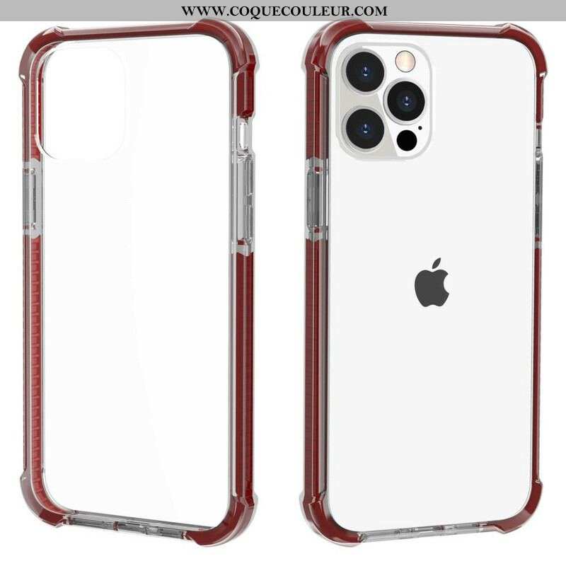 Coque iPhone 13 Pro Transparente Rebords Silicone