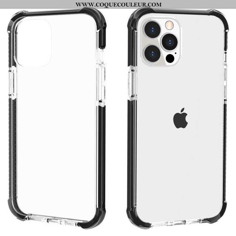 Coque iPhone 13 Pro Transparente Rebords Silicone