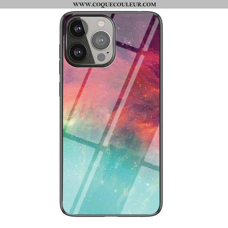 Coque iPhone 13 Pro Verre Trempé Starry Sky