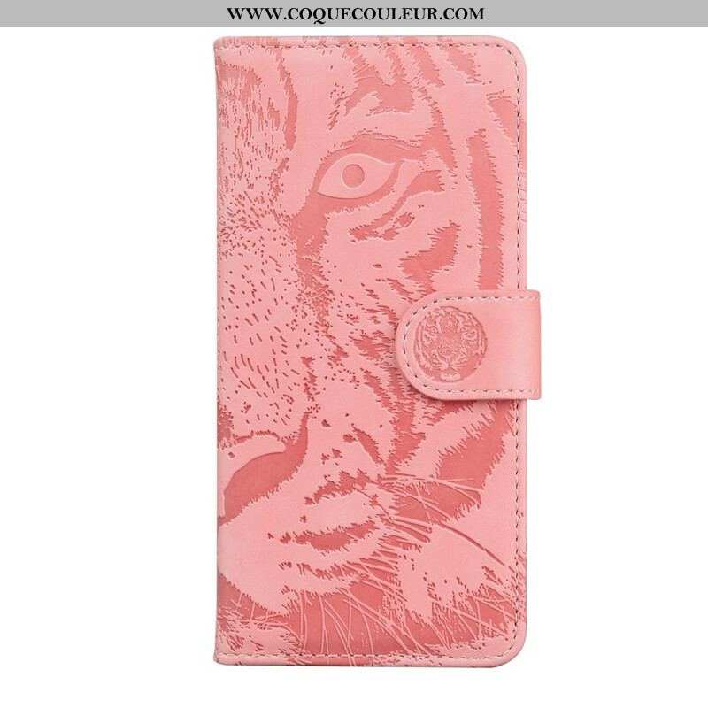 Housse iPhone 13 Pro Empreinte Face de Tigre