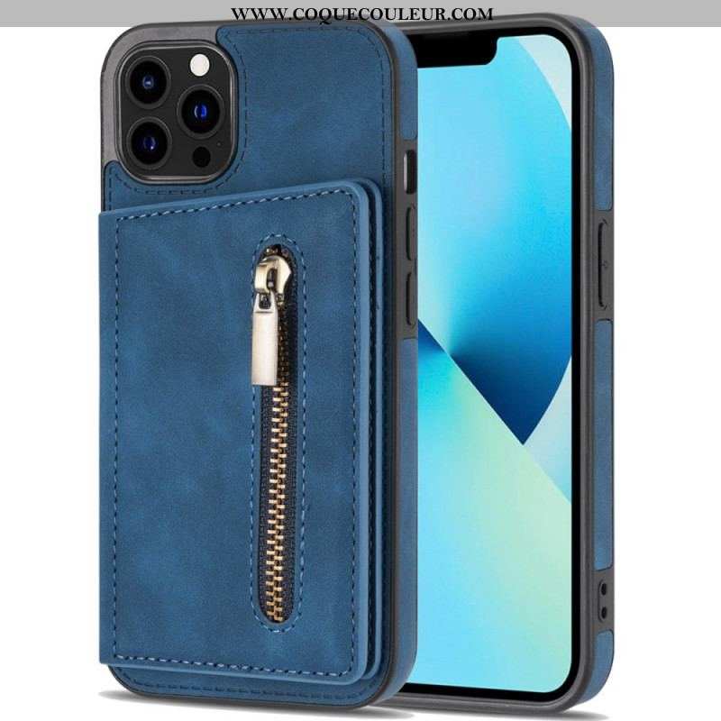 Coque iPhone 14 Pro Max Portefeuille Support Mains Libres