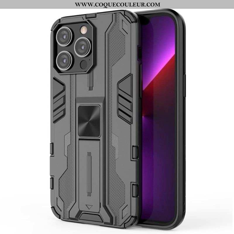 Coque iPhone 14 Pro Max Support Amovible Vertical et Horizontal