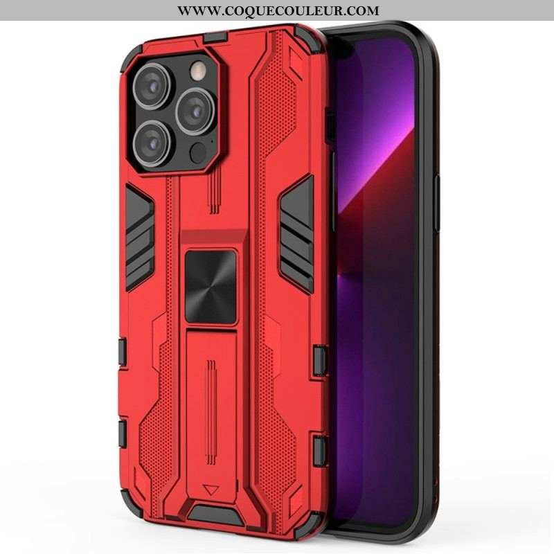 Coque iPhone 14 Pro Max Support Amovible Vertical et Horizontal